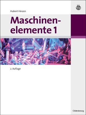 cover image of Maschinenelemente 1